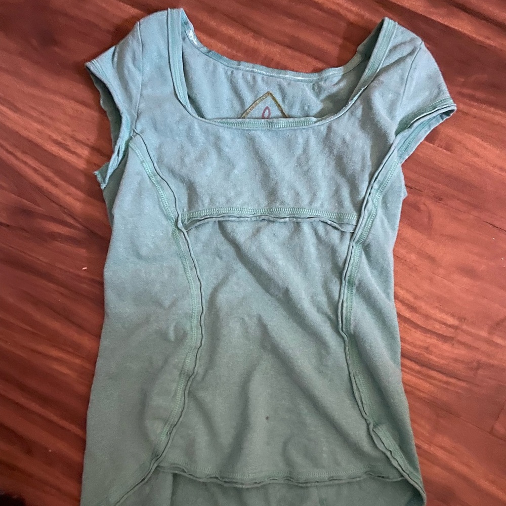 Prana Yoga Shirt -S, light blue